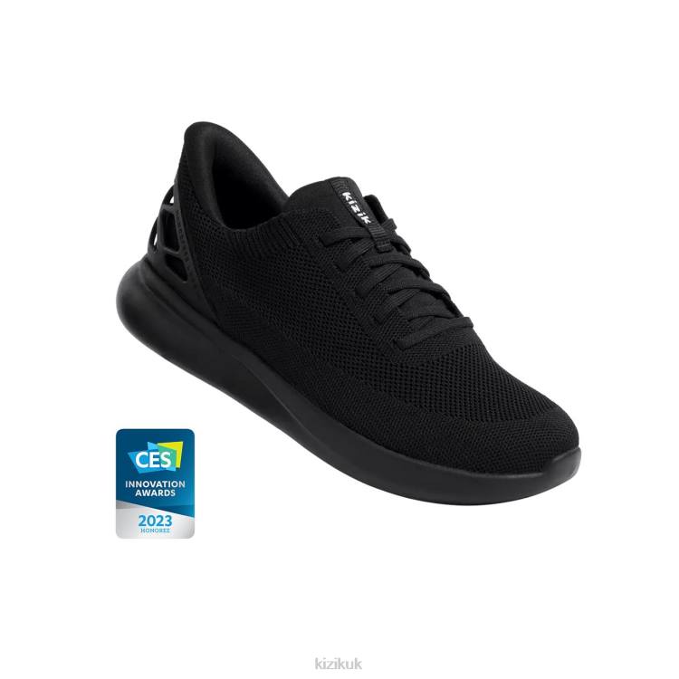 Shoe Kizik Athens Black (Black Outsole) Kids VL28158