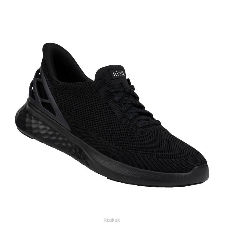 Shoe Kizik Athens Black (Black Outsole) Men VL281