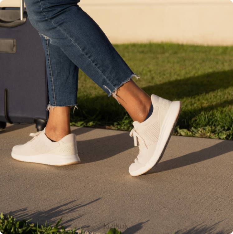 Shoe Kizik Lima Eggshell White Women VL28101