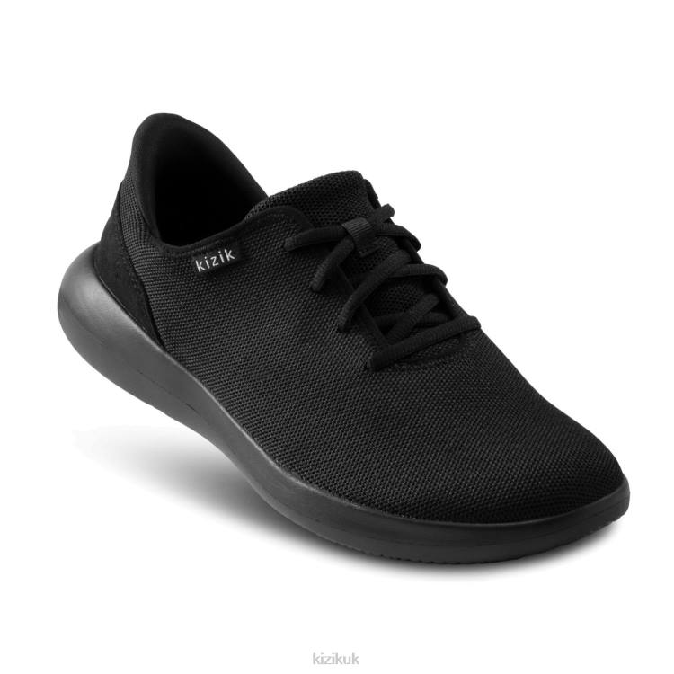 Shoe Kizik Madrid Eco Knit Black (Black Outsole) Women VL28139