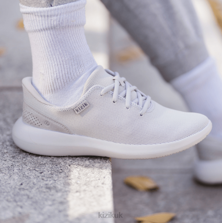 Shoe Kizik Madrid Eco Knit Pebble Grey Women VL28133